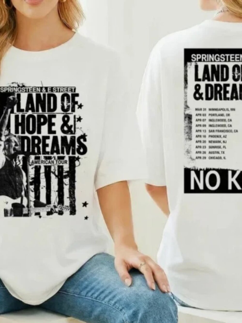 Land of Hope & Dreams American Tour Vintage Graphic T-Shirt  305